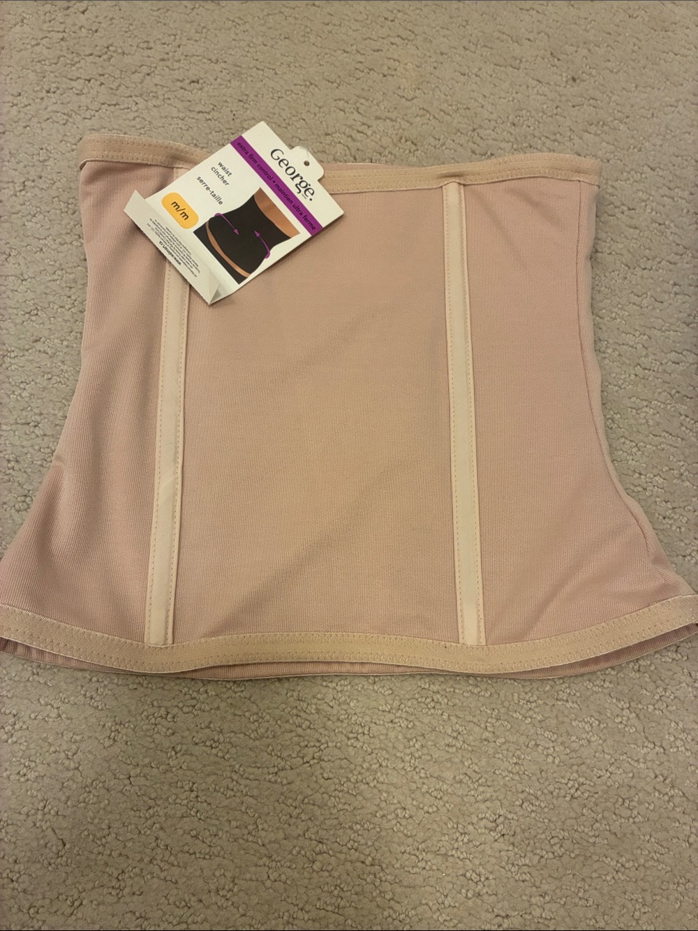 GEORGE Extra Firm Control Waist Cincher Nude Medium 👵MT